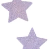 OY Brands Silver Sparkle Stars Pasties