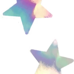 GE Apparel Holographic Star Pasties