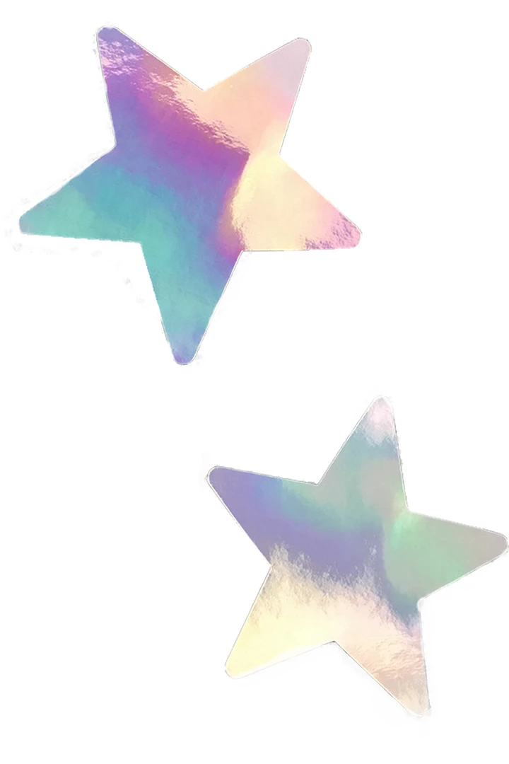 GE Apparel Holographic Star Pasties 1 GE Apparel Holographic Star Pasties