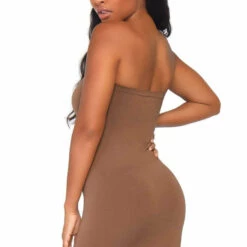 Leg Avenue Dark Tan Seamless Bodyshaper Dress Lingerie