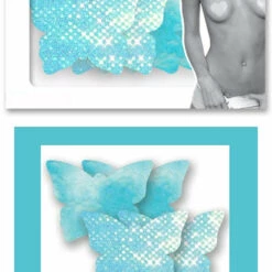 Bristols Six Pasties Majorca Butterfly Nipple Stickers 9 Bristols Six Pasties Majorca Butterfly Nipple Stickers