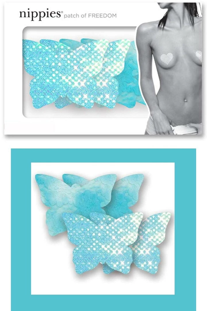 Bristols Six Pasties Majorca Butterfly Nipple Stickers 5 Bristols Six Pasties Majorca Butterfly Nipple Stickers