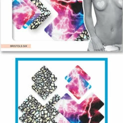 Bristols Six Nippies Desert Storm Nipple Pasties