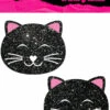 PASTEASE Brand Pasties Lingerie Glitter Kitty Cat Pasties