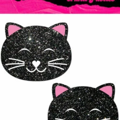 PASTEASE Brand Pasties Lingerie Glitter Kitty Cat Pasties 7 PASTEASE Brand Pasties Lingerie Glitter Kitty Cat Pasties