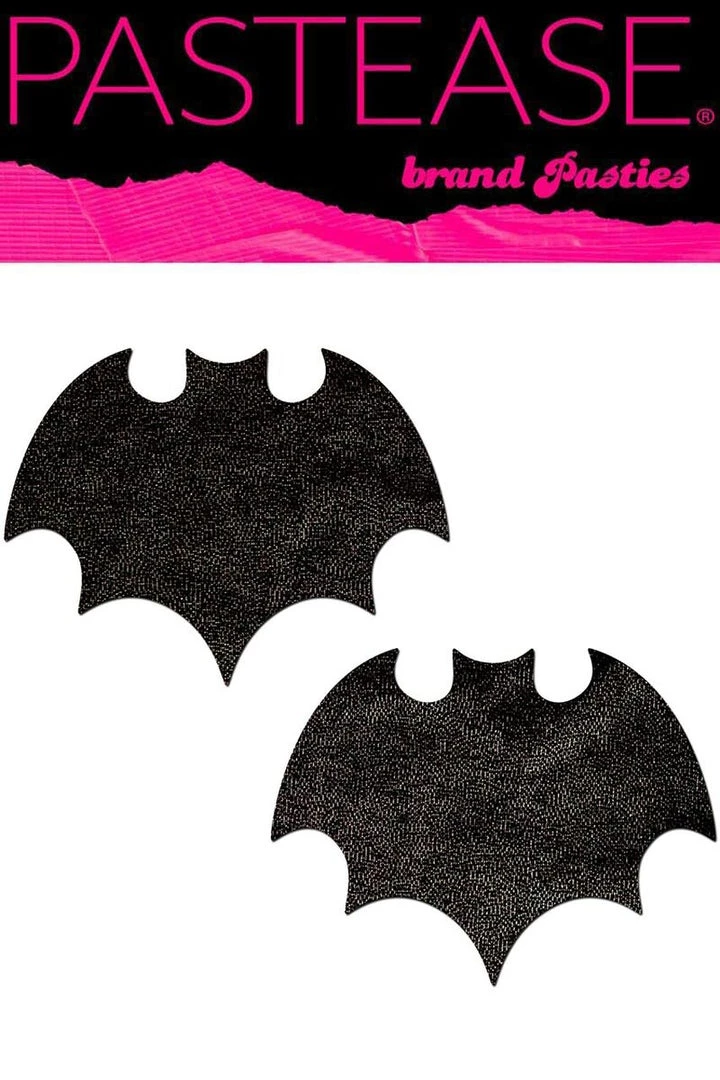 PASTEASE Brand Pasties LIQUID BLACK BAT NIPPLE PASTIES 1 PASTEASE Brand Pasties LIQUID BLACK BAT NIPPLE PASTIES