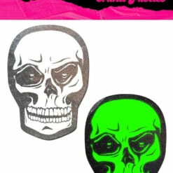 PASTEASE Brand Pasties Glitter Skull Pasties