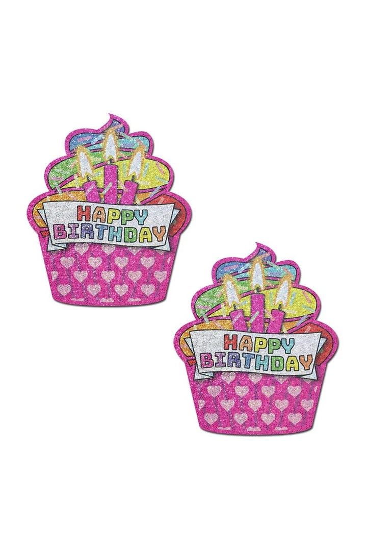 PASTEASE Brand Pasties Happy Birthday Pasties 2 PASTEASE Brand Pasties Happy Birthday Pasties