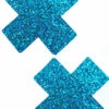 NevaNude Turquoise Glitter X Pasties