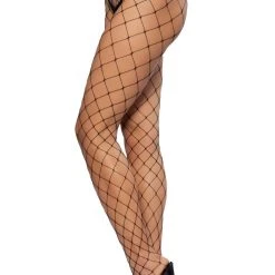 Roma Costume Hosiery Black Fence Net Pantyhose