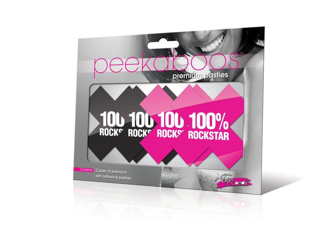 XGEN Lingerie 100% Rockstar Nipple Pasties 1 XGEN Lingerie 100% Rockstar Nipple Pasties