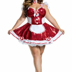 Party King Plus Size Glam Nurse Costume