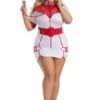 Party King Plus Size Zip-Up Nurse Costume
