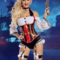 Party King Sexy Halloween Costumes Buccaneer Babe Costume