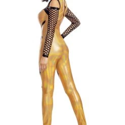Party King Golden Dragon Ninja Costume Sexy Halloween Costumes