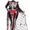 Party King Plus Size Rosas Day Of The Dead Costume