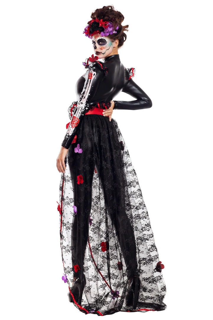 Party King Rosas Day Of The Dead Costume Sexy Halloween Costumes 2 Party King Rosas Day Of The Dead Costume Sexy Halloween Costumes