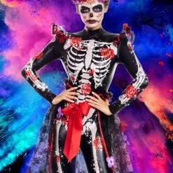 Party King Rosas Day Of The Dead Costume Sexy Halloween Costumes 6 Party King Rosas Day Of The Dead Costume Sexy Halloween Costumes