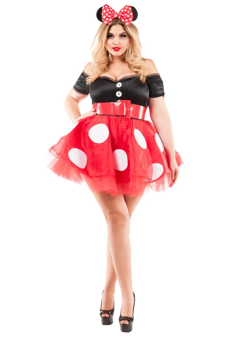 Party King Plus Size Coquette Mouse Costume 2 Party King Plus Size Coquette Mouse Costume