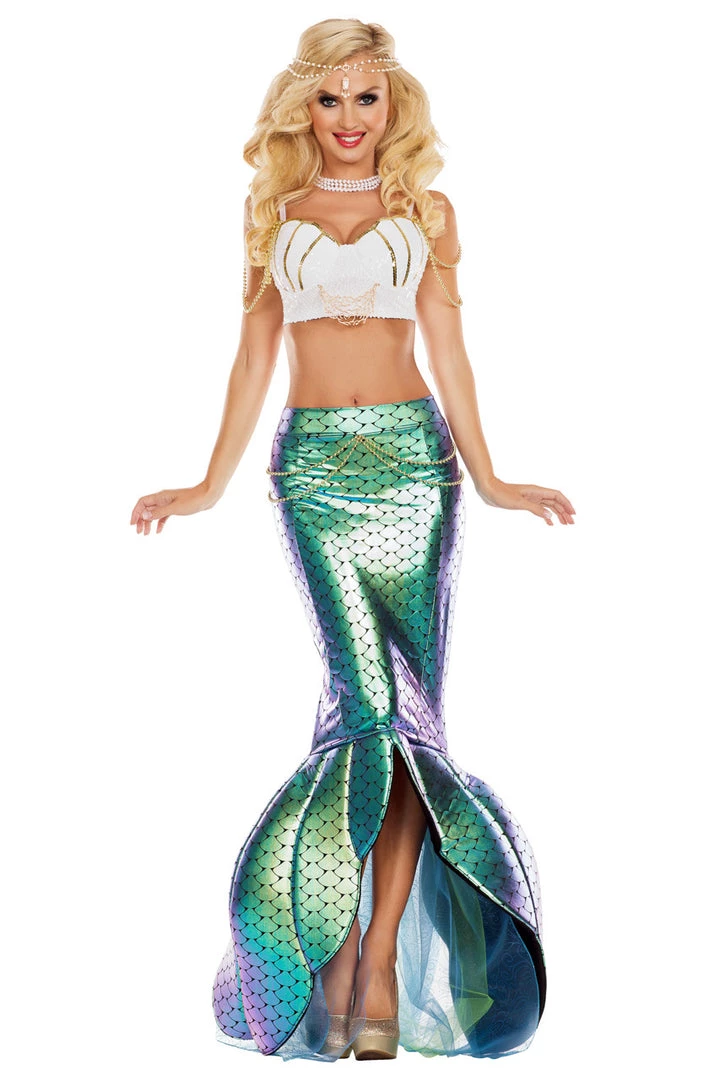 Party King Sexy Halloween Costumes Under The Sea Mermaid Costume 3 Party King Sexy Halloween Costumes Under The Sea Mermaid Costume