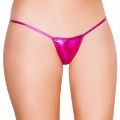 Roma Costume Metallic Low Rise G-String Panties