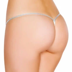Roma Costume Metallic Low Rise G-String Panties