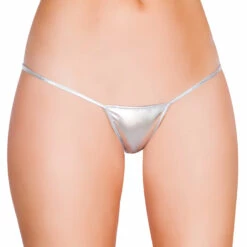 Roma Costume Metallic Low Rise G-String Panties