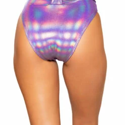 Roma Costume Clothing Shimmer High Rise Shorts With Belt