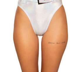 Roma Costume Clothing Shimmer High Rise Shorts With Belt
