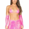 Roma Costume Clothing Sequin Mini Skirt