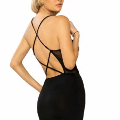 Roma Costume Clothing Mesh Corset Look Dress