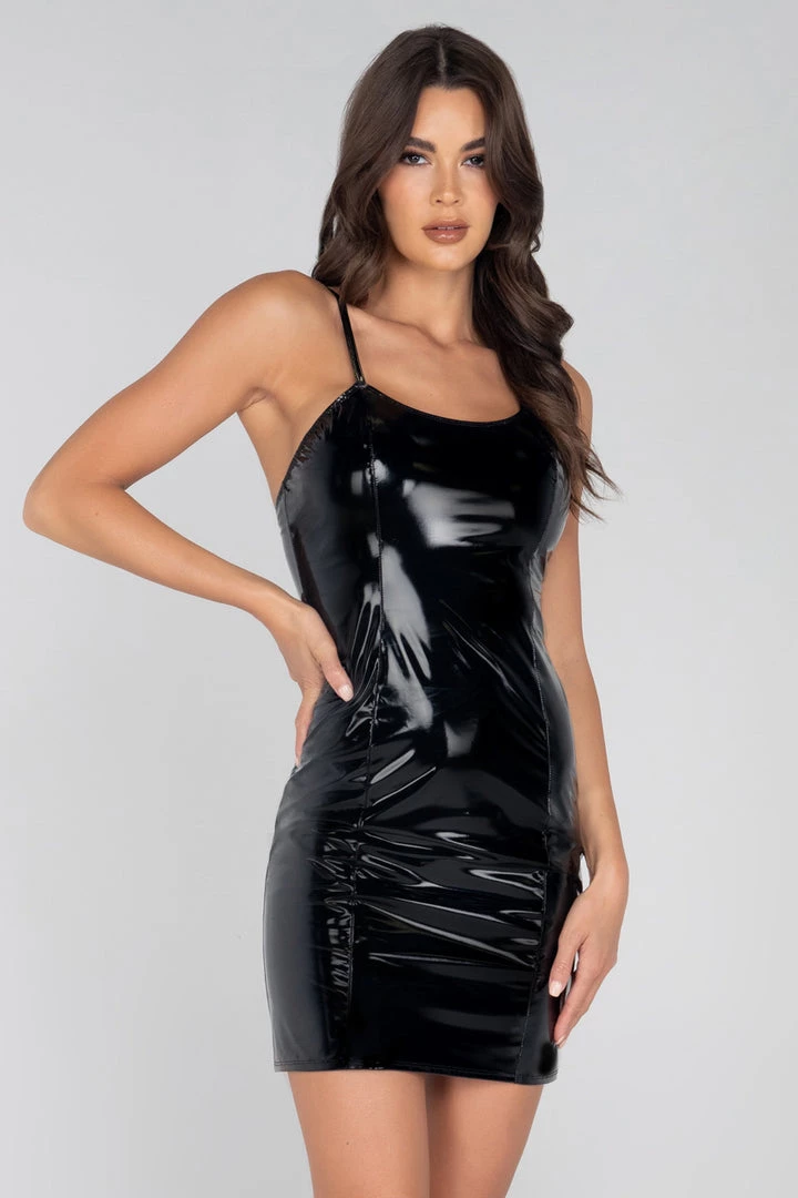 Roma Costume Clothing Mini Vinyl Dress 1 Roma Costume Clothing Mini Vinyl Dress