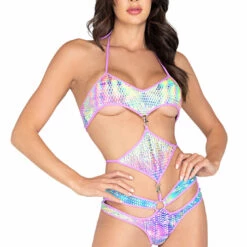 Roma Costume Underboob Diamond Romper 14 Roma Costume Underboob Diamond Romper