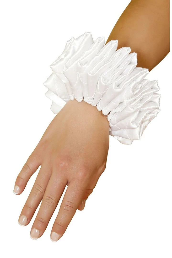 Roma Costume Accessories Ruffled Wrist Cuff 3 Roma Costume Accessories Ruffled Wrist Cuff