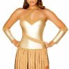 Roma Costume Golden Goddess Costume Sexy Halloween Costumes