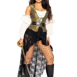Roma Costume Sexy Halloween Costumes Pirate Queen Costume