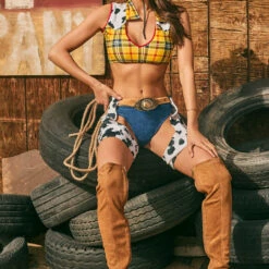 Roma Costume Sexy Halloween Costumes Sheriff Cutie Costume