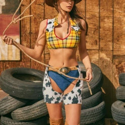 Roma Costume Sexy Halloween Costumes Sheriff Cutie Costume