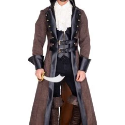 Roma Costume Men's Caribbean Pirate Costume