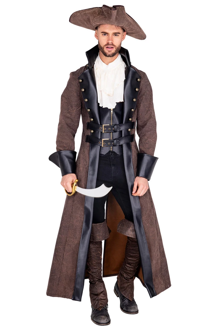 Roma Costume Men's Caribbean Pirate Costume 3 Roma Costume Men's Caribbean Pirate Costume