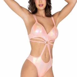 Roma Costume Iridescent Strappy Romper