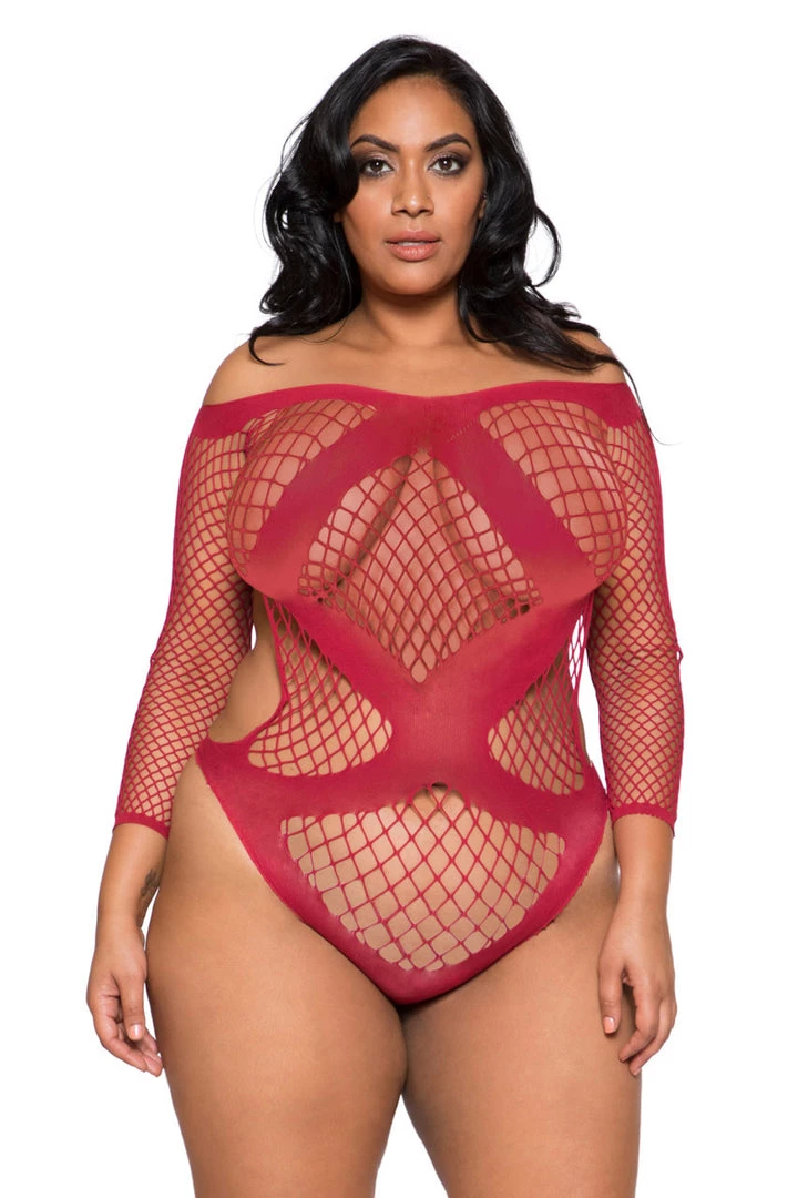 Roma Costume Lingerie Criss Cross Crotchless Teddy Bodystocking 2 Roma Costume Lingerie Criss Cross Crotchless Teddy Bodystocking