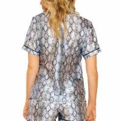 Roma Costume Satin Snakeskin Pajamas