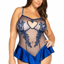 Roma Costume Heart Cutout Teddy With Applique Detail