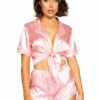 Roma Costume LOVE Satin Pajama Set Lingerie