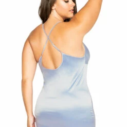 Roma Costume Plus Size Lingerie Plus Size Soft Satin Chemise