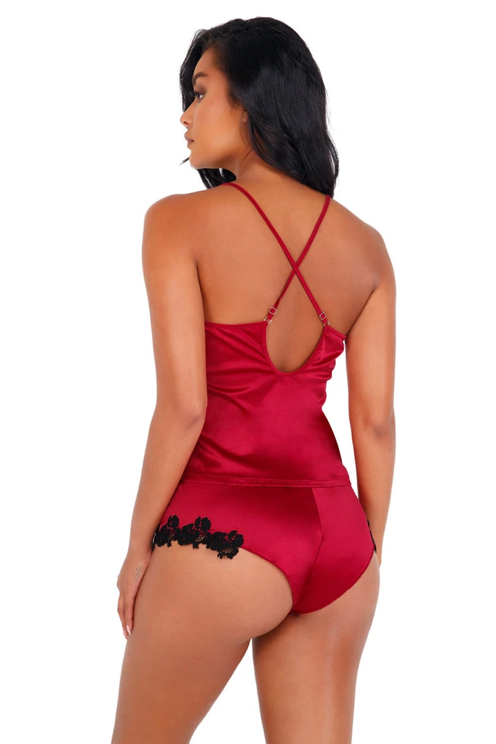 Roma Costume Lingerie Soft Satin Short Set 2 Roma Costume Lingerie Soft Satin Short Set