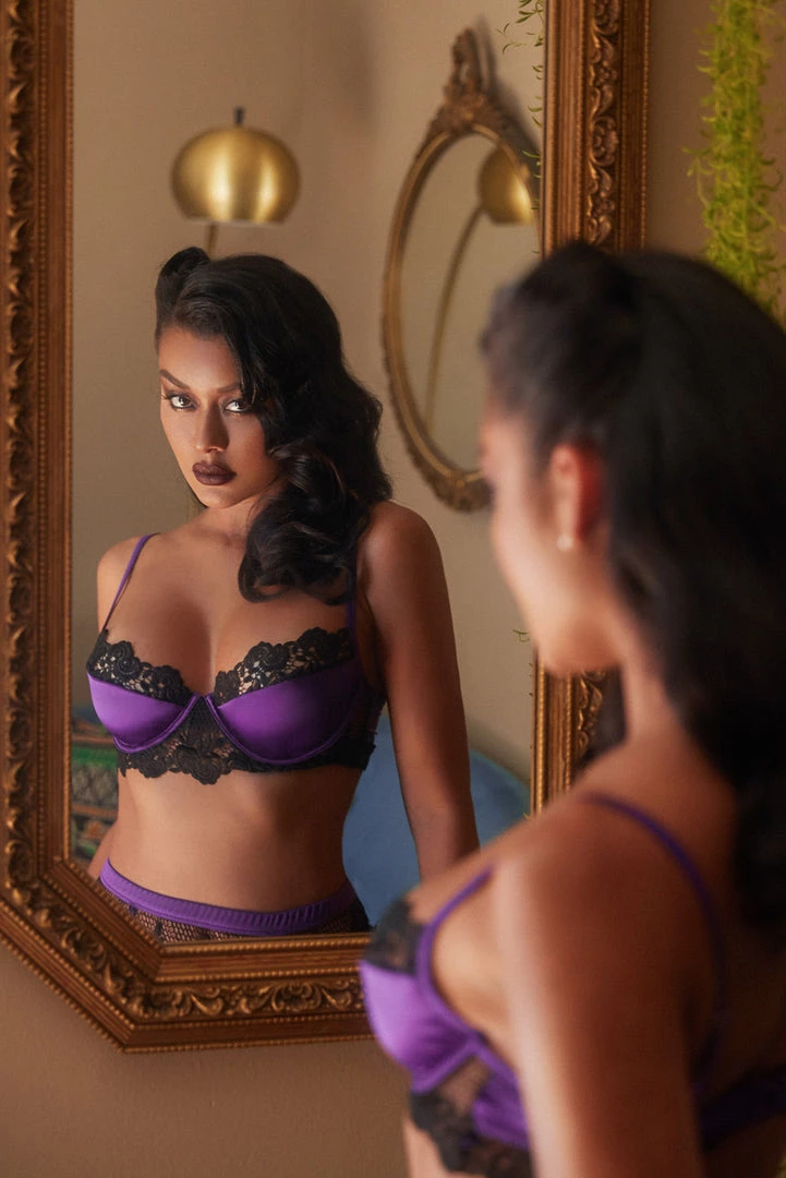 Roma Costume Satin And Lace Bralette And Garter Lingerie 6 Roma Costume Satin And Lace Bralette And Garter Lingerie