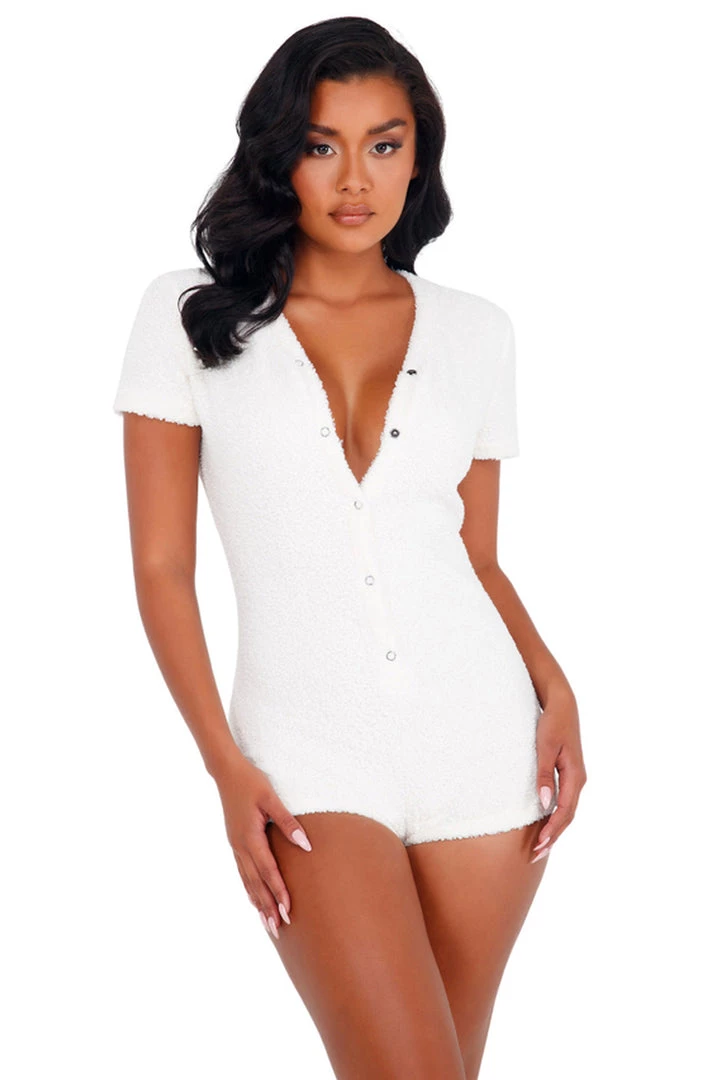 Roma Costume Lingerie Cozy Fuzzy Romper 7 Roma Costume Lingerie Cozy Fuzzy Romper