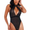 Roma Costume Sheer Glitter Teddy